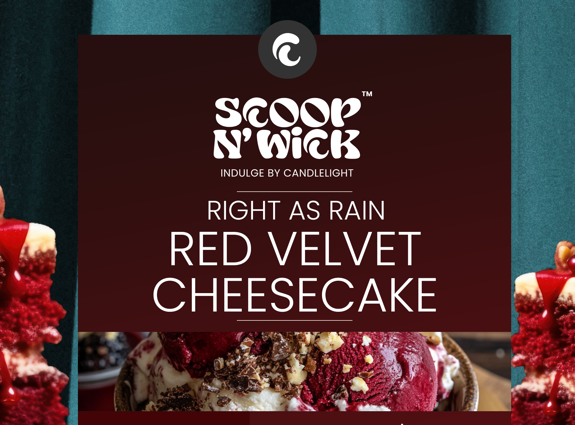 Right as Rain Red Velvet Cheesecake